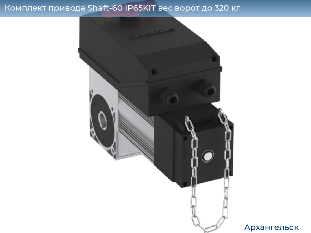 Комплект привода Shaft-60 IP65KIT вес ворот до 320 кг, arhangelsk.doorhan.ru