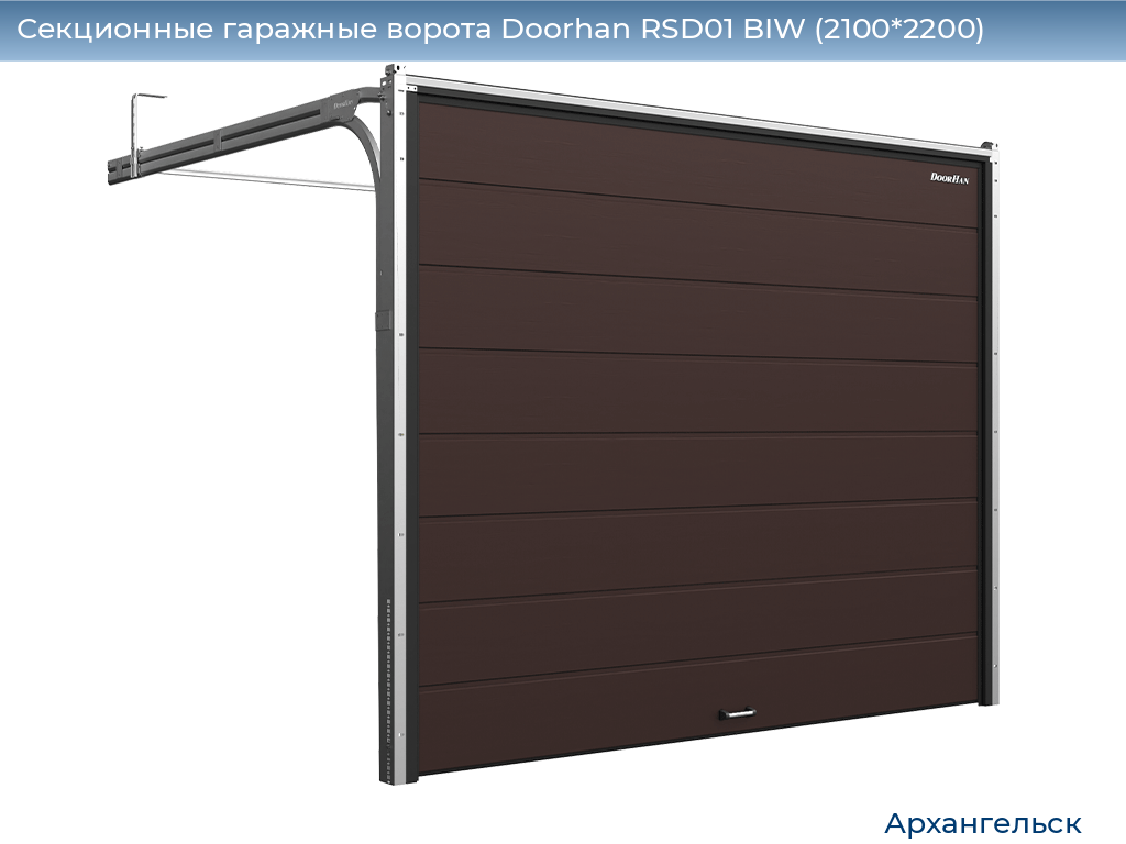 Секционные гаражные ворота Doorhan RSD01 BIW (2100*2200), arhangelsk.doorhan.ru