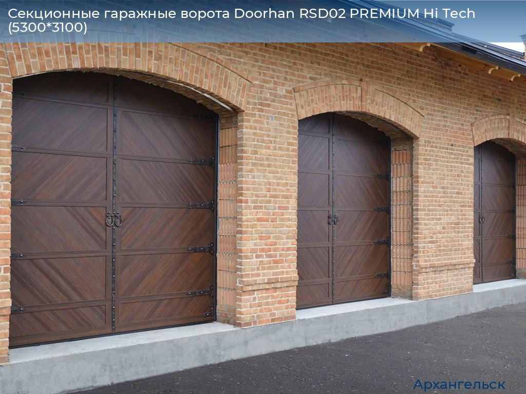 Секционные гаражные ворота Doorhan RSD02 PREMIUM Hi Tech (5300*3100), arhangelsk.doorhan.ru