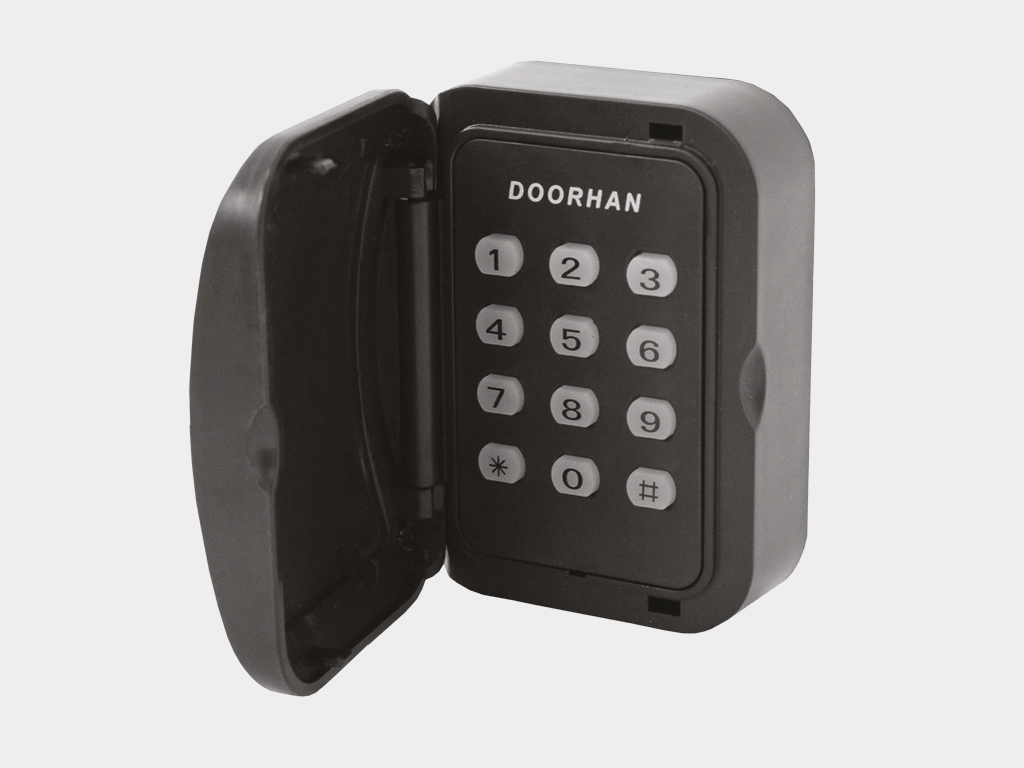 Кодовая клавиатура KEYPAD для дистанционного управления электроприводом, оснащенным встроенным или внешним приемником DoorHan.